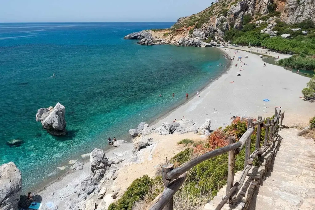 Preveli beach