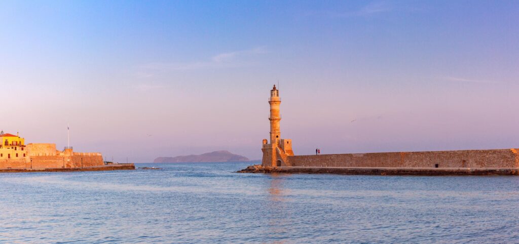 Egyptian Lighthouse in Chania Old Port