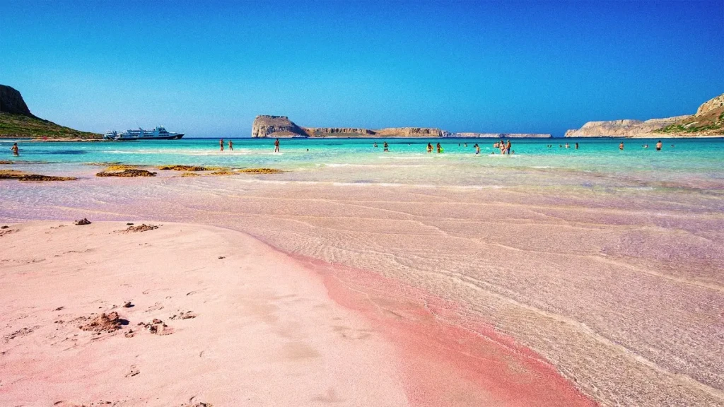 elafonisi beach pink sand