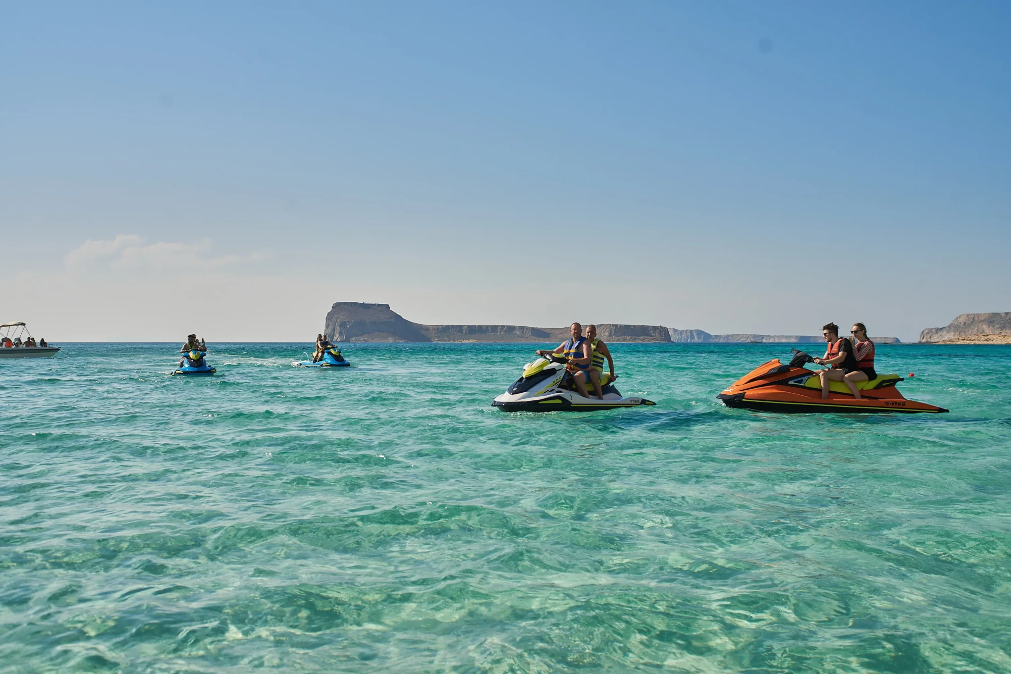 Falasarna beach jet ski