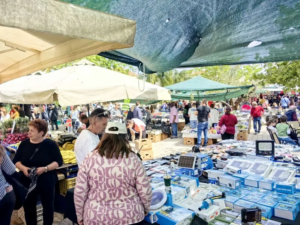  traditional market at Voukolies