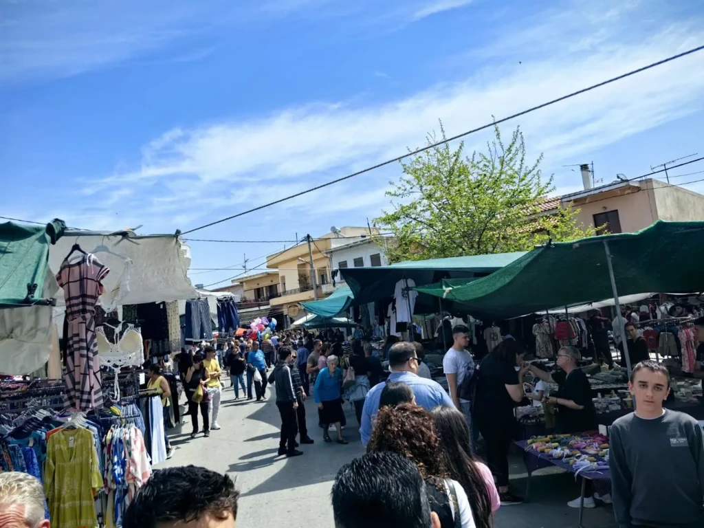  historic bazaar at Voukolies