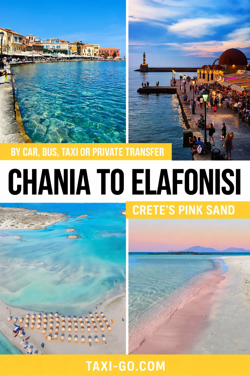 chania to elafonissi beach