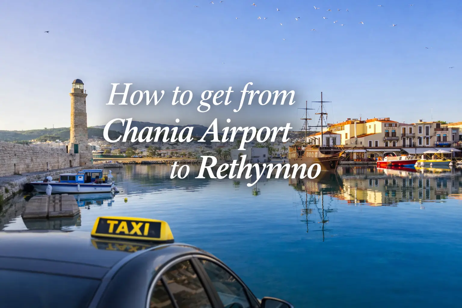 Transfer from Chania Airport to Rethymno