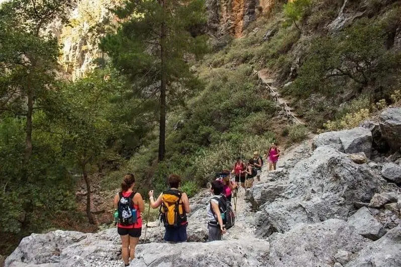 hiking in agia irini gorge