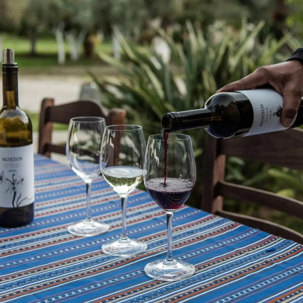 nostos wine tasting